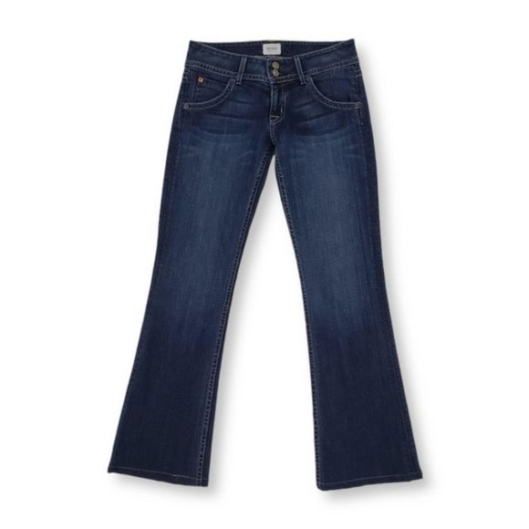 Hudson Beth Mid Rise Baby Bootcut Jeans Womens 26